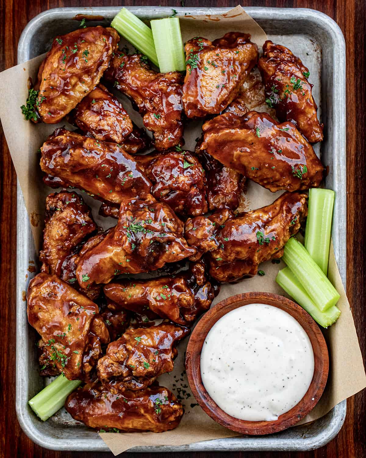 BBQ chicken wings