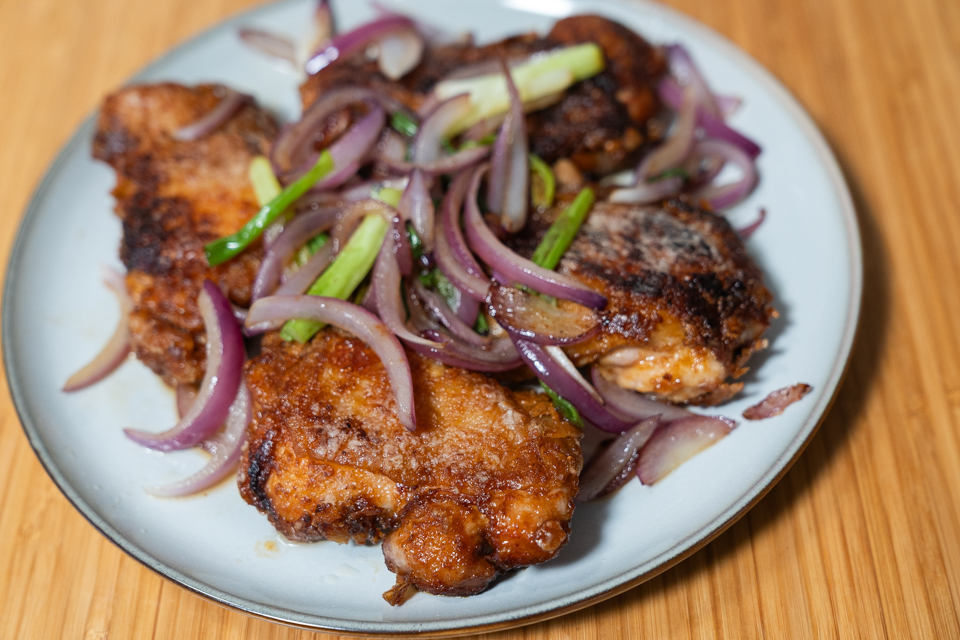 Aromatic crispy chicken